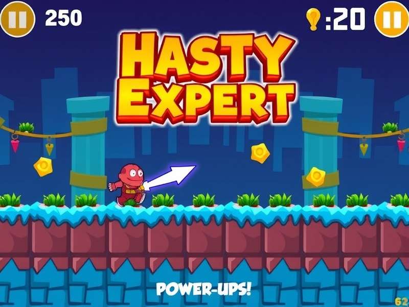 Hasty Run Expert power-ups and characters